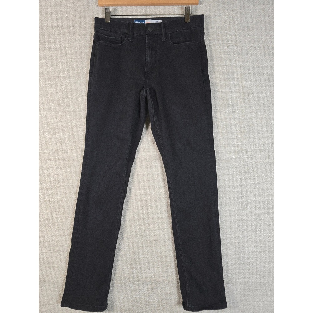 Old Navy‎ Mens 360 Stretch Slim Fit Jeans Black 30x31 Go-Recycled Pants